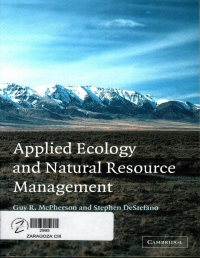 Applied ecology and natural resource management 