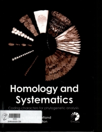 Homology and systematics : coding character for phylogenetic analysis 