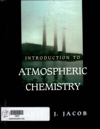 Introduction to atmospheric chemistry