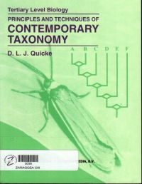 Principles and techniques of contemporary taxonomy 