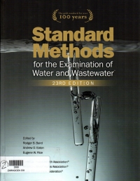 Standard methods for the examination of water and wastewater