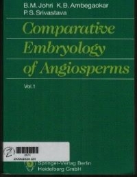 Portada Comparative embriology of angiosperms