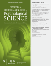 Advances in methods and practices in psychological science
